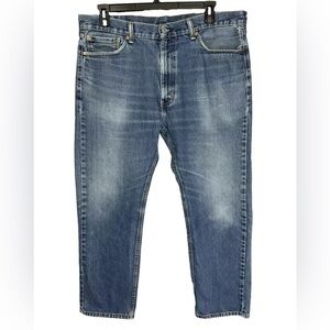 Levis 505 Jeans Men’s 40x32 Blue Regular Straight Leg 100% Cotton Denim